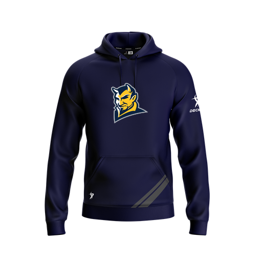 [FOLHSMNV-YXS-LOGO1] Decker Summit Hoodie (Youth XS, Navy, Logo 1)