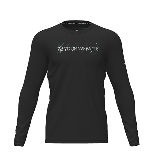 [FTLCDFBK-YXS-LOGO2] Dri Fit Performance T-Shirt (Youth XS, Black, Logo 2, Long Sleeve)