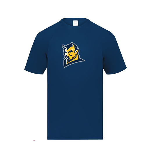 [2790.065.S-LOGO1] Men's Smooth Sport T-Shirt (Adult S, Navy, Logo 1)