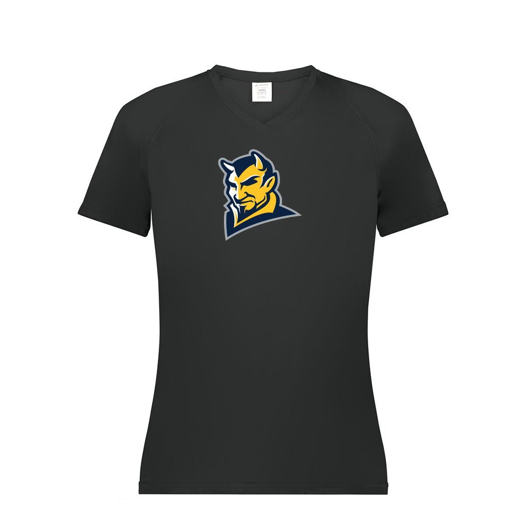 Ladies Smooth Sport V-Neck T-Shirt