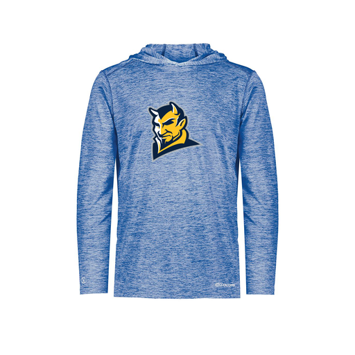 [FOLHCGRY-AS-LOGO1] Decker Men's Charge Hoodie (Adult S, Royal, Logo 1)