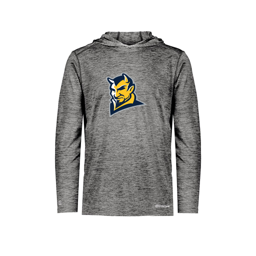 [FOLHCGBK-YS-LOGO1] Decker Youth Charge Hoodie (Youth S, Black, Logo 1)