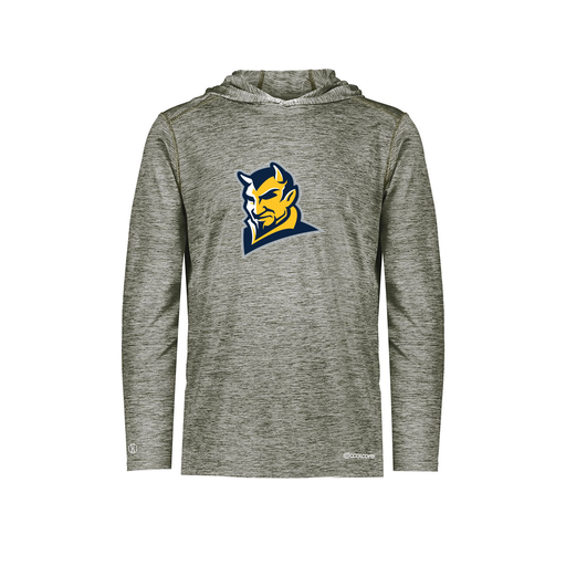 [FOLHCGGY-YS-LOGO1] Decker Youth Charge Hoodie (Youth S, Gray, Logo 1)