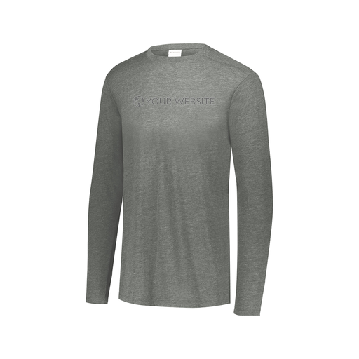 [FTLCUBGY-AXS-LOGO2] Men's LS Ultra-blend T-Shirt (Adult XS, Gray, Logo 2)