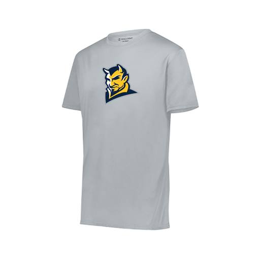 [222819.099.XXS-LOGO1] Youth Movement Dri Fit Shirt (Youth XXS, Silver, Logo 1)
