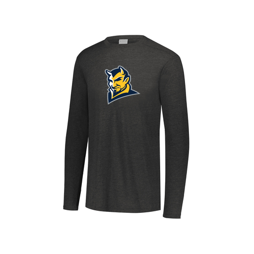 [FTLCUBBK-YS-LOGO1] Youth LS Ultra-blend T-Shirt (Youth S, Black, Logo 1)
